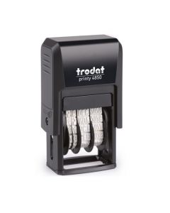 Trodat Printy 4850/L7 Datumstempel GEBUCHT 24 x 4 mm  ZWEIFARBIG