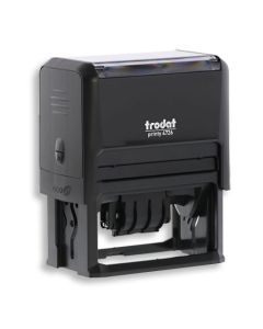 Trodat Printy 4726 Datumstempel m. Text 75x38 mm SCHWARZ BLAU
