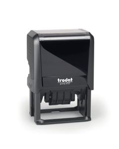 Trodat Printy 4727 Datumstempel m. Text 60x40 mm SCHWARZ BLAU