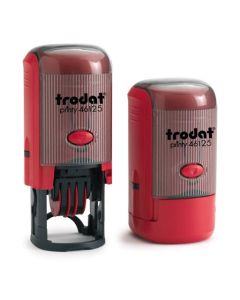 Trodat Printy 46125 Datumstempel rund ohne Textplatte  BLAU