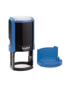 Trodat Printy 4642 Handarbeitsstempel rund mit Motiv HA - Selfmade BLAU BLAU