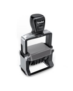 Trodat Professional 5460/L1 4.0 Datumstempel blau/rot mit Text Eingegangen  ZWEIFARBIG