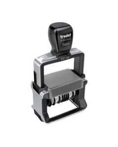 Trodat Professional 5466/PL 4.0 mit Doppeldatum und Text 56x33 mm  BLAU