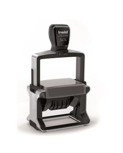 Trodat Professional 5474 4.0 (vorher 5470) Datumstempel mit Text 59 x 39 mm  BLAU