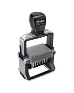 Trodat Professional 55510 Ziffernstempel 10-stellig f. Textplatte 48 x 5 mm (nur Gerät mit integriertem Stempelkissen)  BLAU