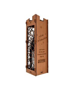 Dekorative Weinbox mit individueller Gravur   