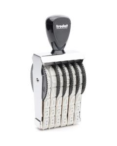 Trodat Classic Ziffernstempel 6-stellig 12 mm 63x12 mm  