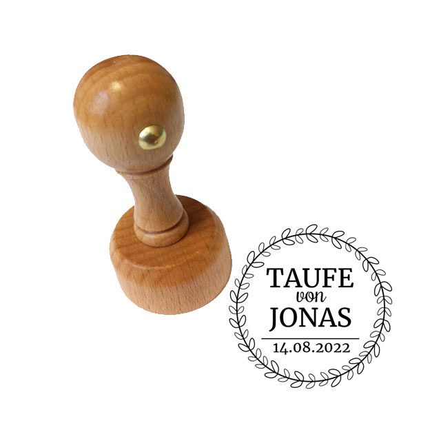 Stempel zur Taufe   