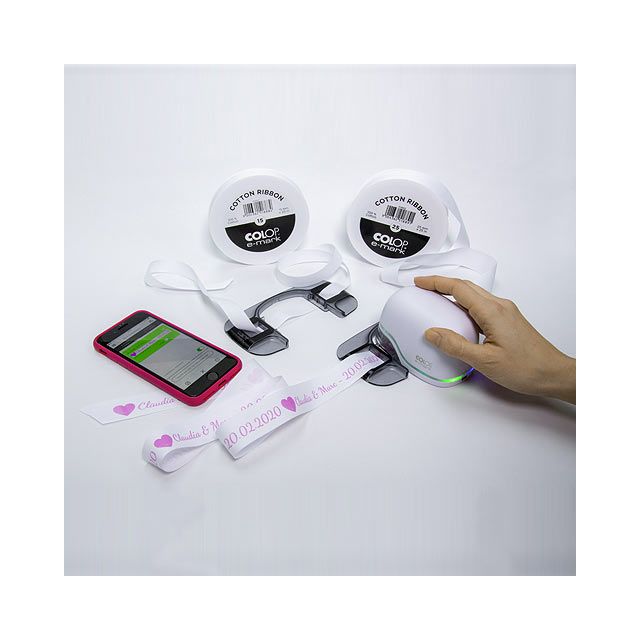 COLOP e-mark Baumwollband 25 mm x 25 m  