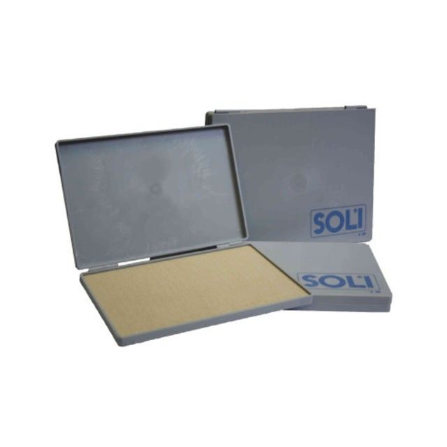 Coloris Plattenstempelkissen Soli 1 (Größe 1) 16 x 9 cm ungetränkt Metallgehäuse  