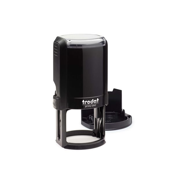 Trodat Printy 4642 Textstempel rund Durchm. 42 mm SCHWARZ BLAU