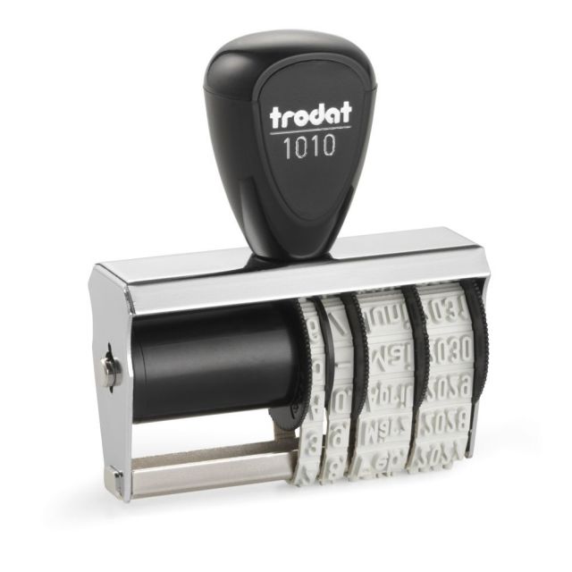 Trodat 1014/35 Handstempel mit Datum 4 mm und Steg 13 mm  